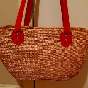 Straw Tote Bag